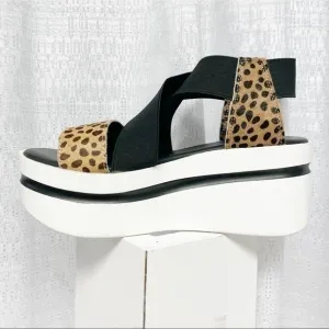ShuShop NEW Jacqueline Cheetah Wedge Platform Shoe
