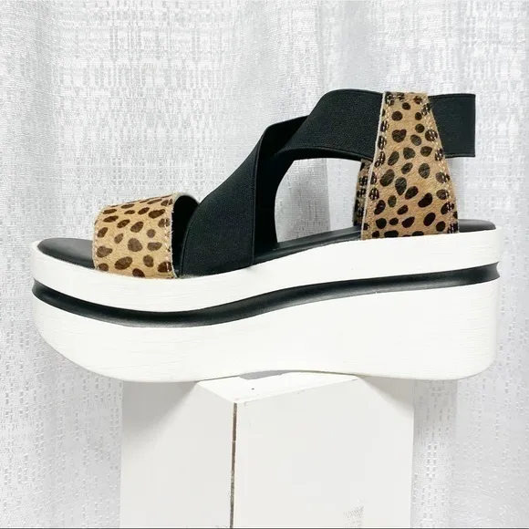 ShuShop NEW Jacqueline Cheetah Wedge Platform Shoe