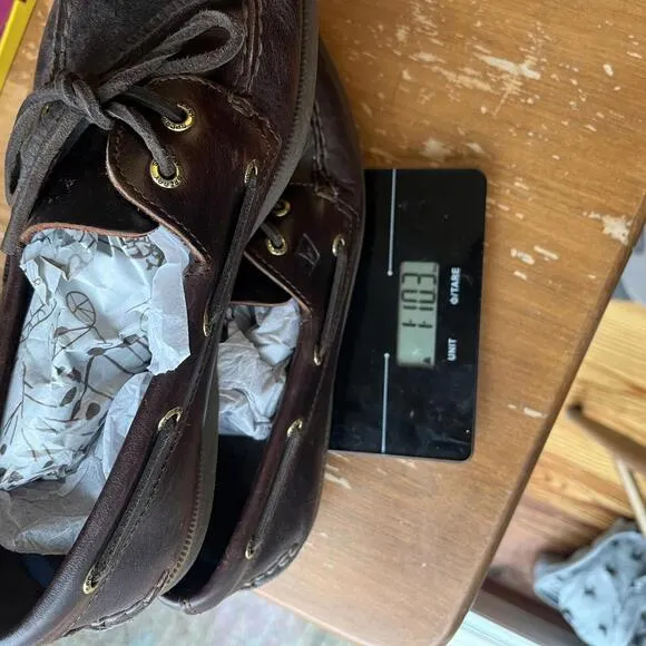 Size 10 - Men's - Sperry - Leather Boat Shoes - Classic Style