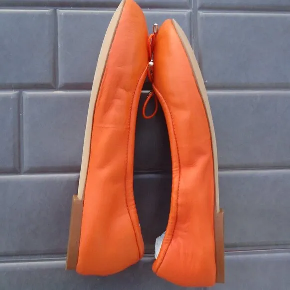 SIZE 4. Sam Edelman big girl FELICIA leather ballet flats.