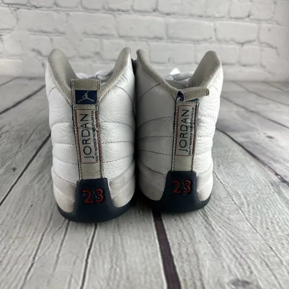 Size 7Y / 8.5 W🔥 Authentic Nike Air Jordan 12 Retro French Blue‎ 2016