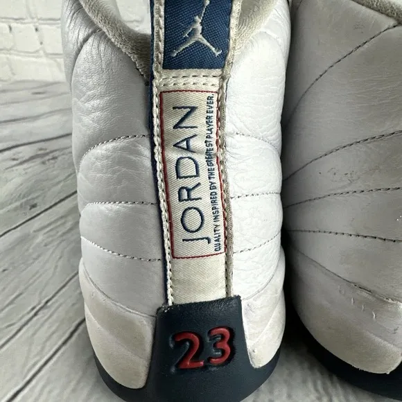 Size 7Y / 8.5 W🔥 Authentic Nike Air Jordan 12 Retro French Blue‎ 2016