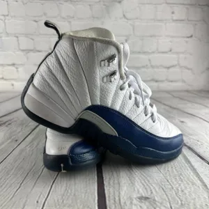 Size 7Y / 8.5 W🔥 Authentic Nike Air Jordan 12 Retro French Blue‎ 2016