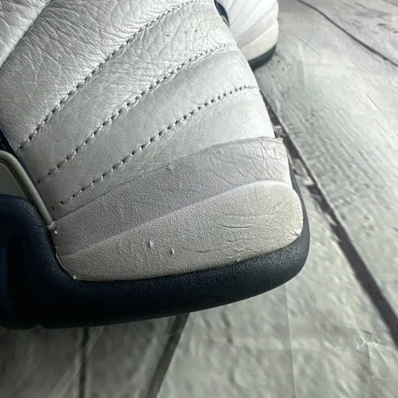 Size 7Y / 8.5 W🔥 Authentic Nike Air Jordan 12 Retro French Blue‎ 2016