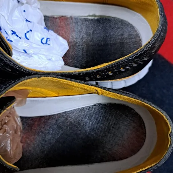 Size 9.5M Cole Haan Zerogrand Wingtip Oxford Birnstein/Yellow Shoes Men