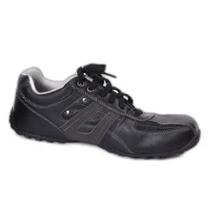 Skechers Men's Black Leather Oxford Relaxed Step Shoes Size US 10.5