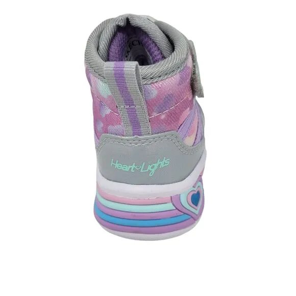 Skechers Sweetheart Light Up Sneaker Boots Toddler Girl Size 5 Pink NEW in Box