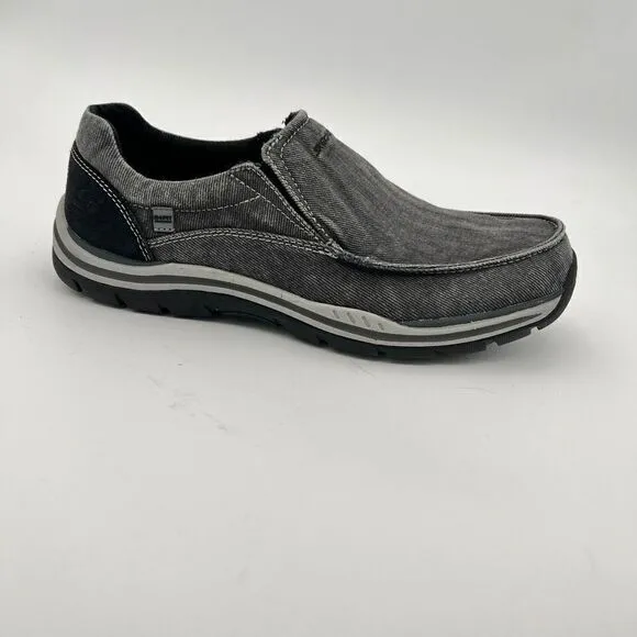 Skechers Shoes Men’s 8.5 Relaxed Fit Avillo Slip-On Sneaker Grey