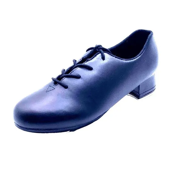 So Danca Zuri Black Oxford Tap Shoes Size 5 Extra Hard Box Dance Leather TA42
