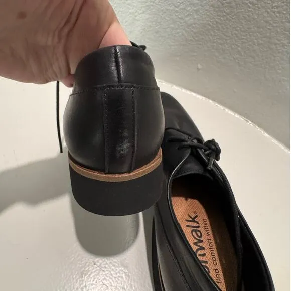 SoftWalk New $124 Whitby Black Leather Upper Loafer Size Women's 10M