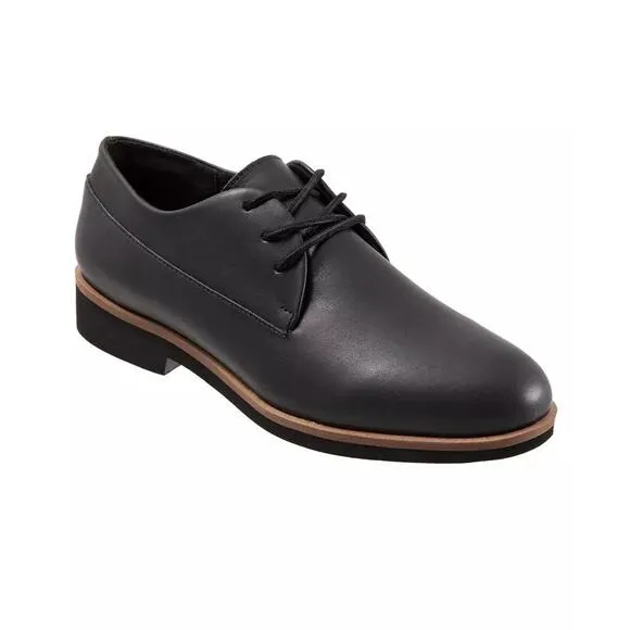SoftWalk New $124 Whitby Black Leather Upper Loafer Size Women's 10M