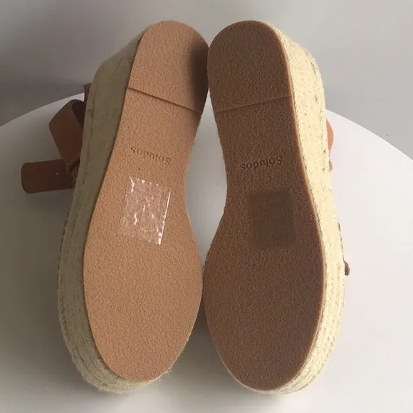 Soludos Montauk platform wedge espadrille sandals