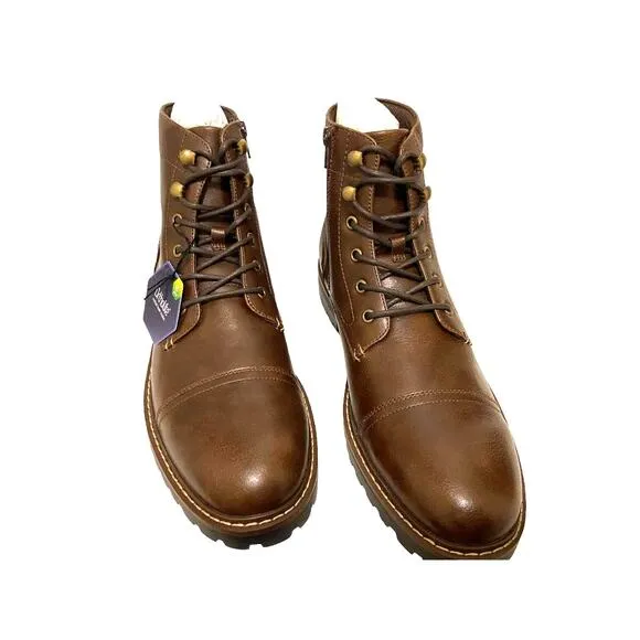 Sonoma Men's Combat Boots  'Coltonn' Brown 11.5    NWT