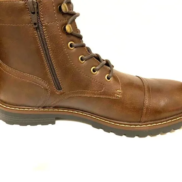 Sonoma Men's Combat Boots  'Coltonn' Brown 11.5    NWT