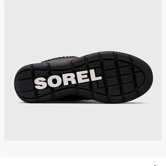 Sorel Black Lace Up Wedge Boots