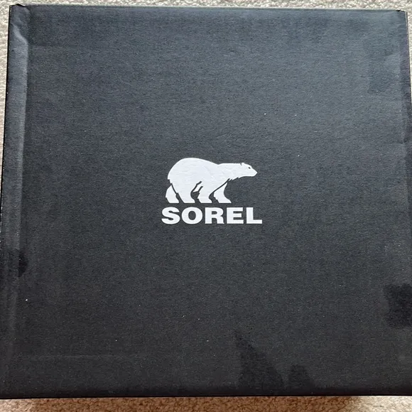 Sorel Joanie II Lace Black Leather Wedge Platform Sandals Size 10.5