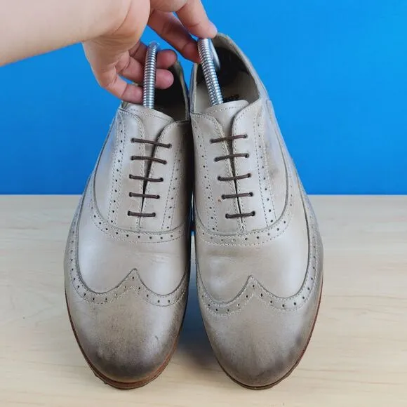 Sorel Madson Brogue Wingtip Mens Size 9.5 Oxford Distressed‎ Shoes NM1808-160
