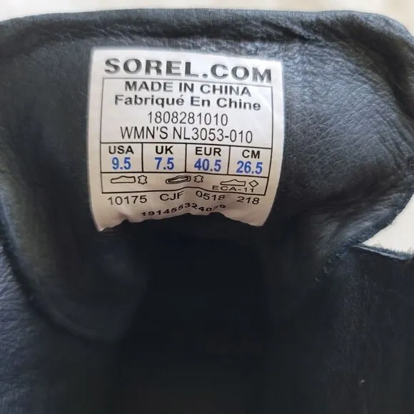 Sorel Margo lace up boots size 9.5