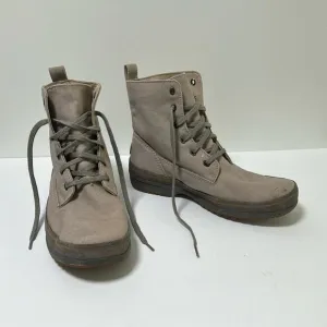 Sorel Men’s Canvas Lace Up Combat Boots Size 11 Gray Beige Undertones