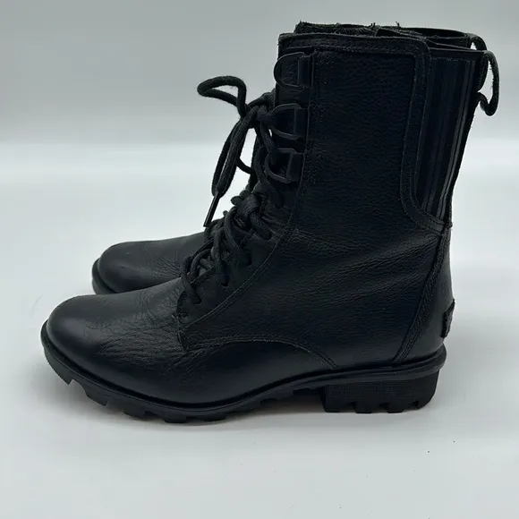 SOREL Phoenix Lace-Up Waterproof Combat Boots size