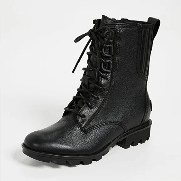 SOREL Phoenix Lace-Up Waterproof Combat Boots size