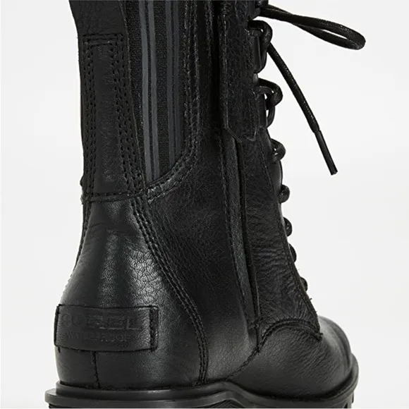 SOREL Phoenix Lace-Up Waterproof Combat Boots size