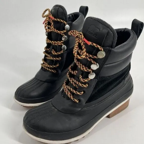 Sorel Slimpack III Hiker Duck Boots Lace Up 7.5