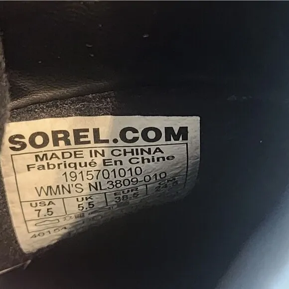 Sorel Slimpack III Hiker Duck Boots Lace Up 7.5