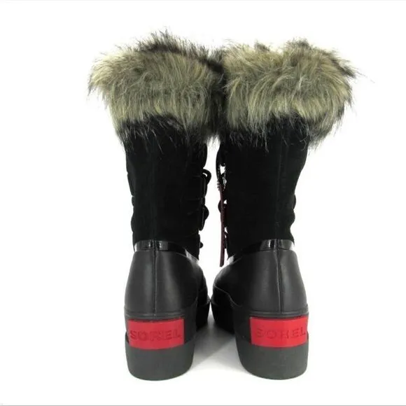 Sorel waterproof lightweight leather Joan ofArctic winter snow boot size 6; 6,5