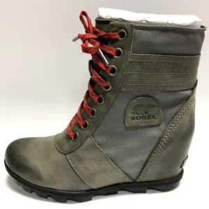 Sorel Women's Lexie Wedge, Quarry Lace-Up Boots, Size 9.5M.
