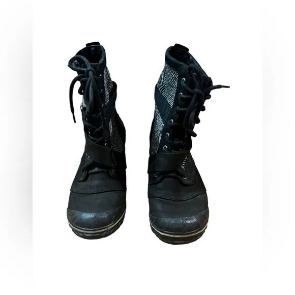 SOREL Slimboot Lace Up Women's Nori Herringbone