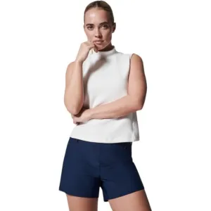 Spanx NWT 4&quot; Midnight Navy Blue Sunshine Shorts, UPF 50  Women's Size XL