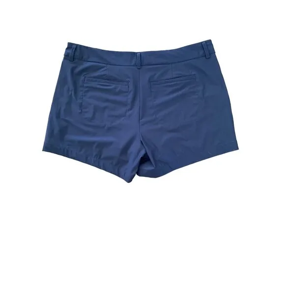 Spanx NWT 4&quot; Midnight Navy Blue Sunshine Shorts, UPF 50  Women's Size XL