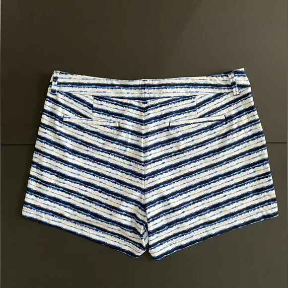 Spanx Sunshine Shorts 4” Blue Painted Stripe