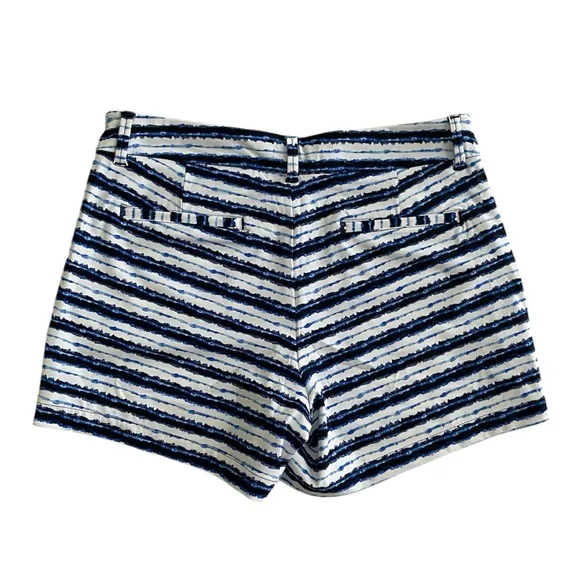 Spanx Sunshine Shorts 4” Blue Painted Stripe