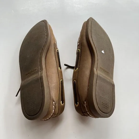 Sperry 0219477 Top-Sider Mens Size 8M Gold 2-Eye Tan Boat Shoe Moc Slip On Shoes