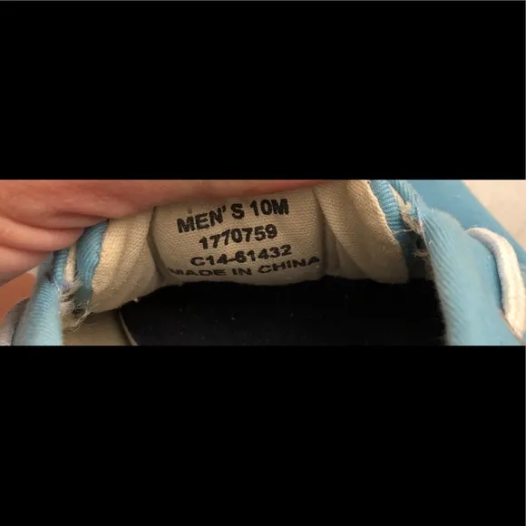 Sperry classic light blue boat shoe