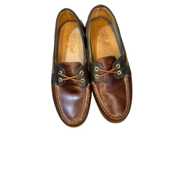 Sperry Gold Cup Authentic Original Handcrafted Maine Boat Two Tone Shoe Men's 11