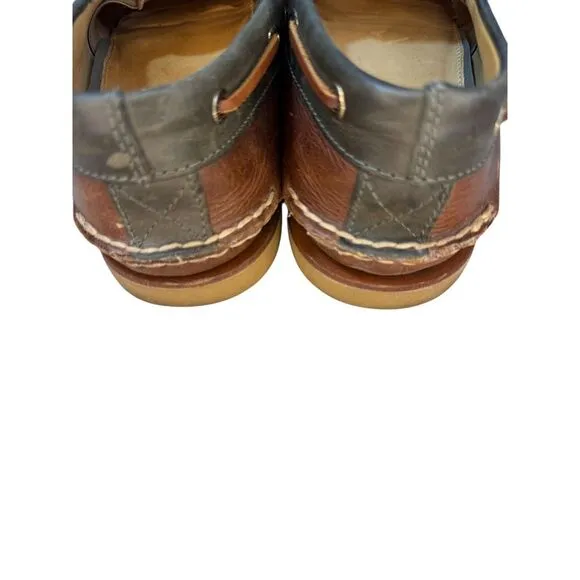 Sperry Gold Cup Authentic Original Handcrafted Maine Boat Two Tone Shoe Men's 11