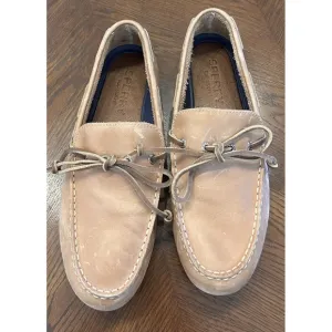 Sperry Hamilton Tan Nubuck Leather Driving Moccasins Men's Size 11