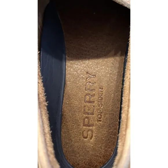 Sperry Hamilton Tan Nubuck Leather Driving Moccasins Men's Size 11