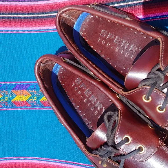 Sperry Men's Authentic Original Classic Boat Shoes Leather Brown NWOT 9.5 W