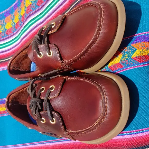 Sperry Men's Authentic Original Classic Boat Shoes Leather Brown NWOT 9.5 W