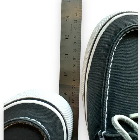 Sperry Men's Bahama II Seacycled Boat Shoe 14 Salt Washed Navy