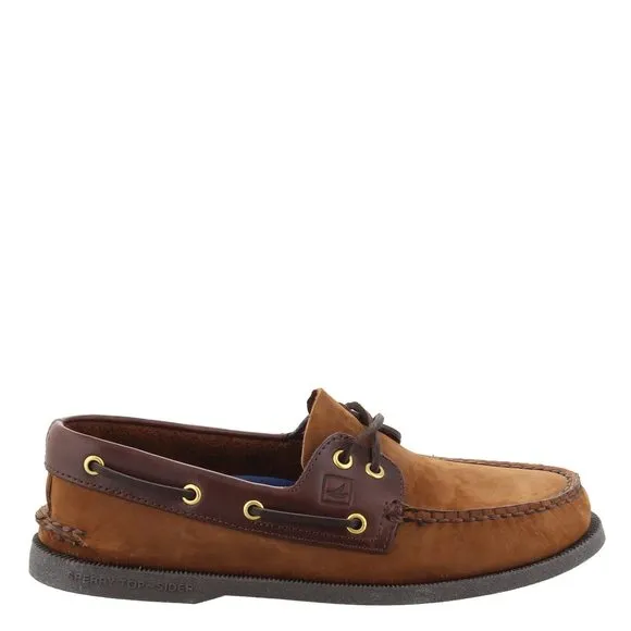 SPERRY MENS FOOTWEAR MEN'S AUTHENTIC ORIGINAL 2-EYE BOAT SHOE, BROWN BUCK,
