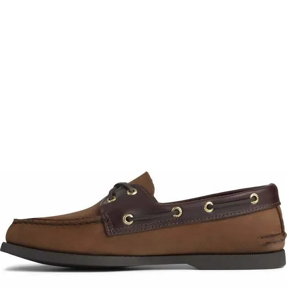 SPERRY MENS FOOTWEAR MEN'S AUTHENTIC ORIGINAL 2-EYE BOAT SHOE, BROWN BUCK,
