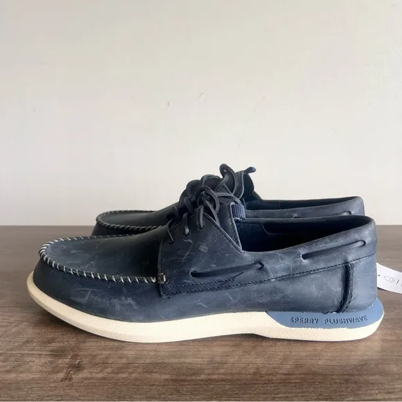 Sperry Men's Plushwave Navy 2.0 Boat Shoe Size 10 #242966