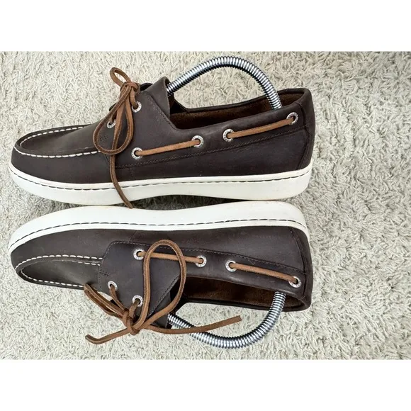 Sperry Men's Sperry Cup Two Eye Boat Shoes Size 10 Classic Non Slip Comfort