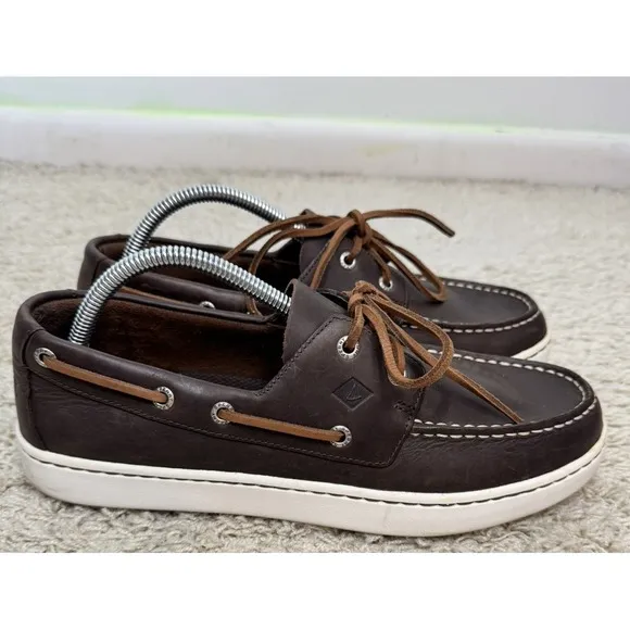 Sperry Men's Sperry Cup Two Eye Boat Shoes Size 10 Classic Non Slip Comfort