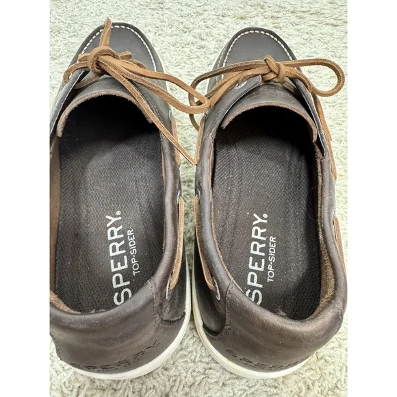 Sperry Men's Sperry Cup Two Eye Boat Shoes Size 10 Classic Non Slip Comfort